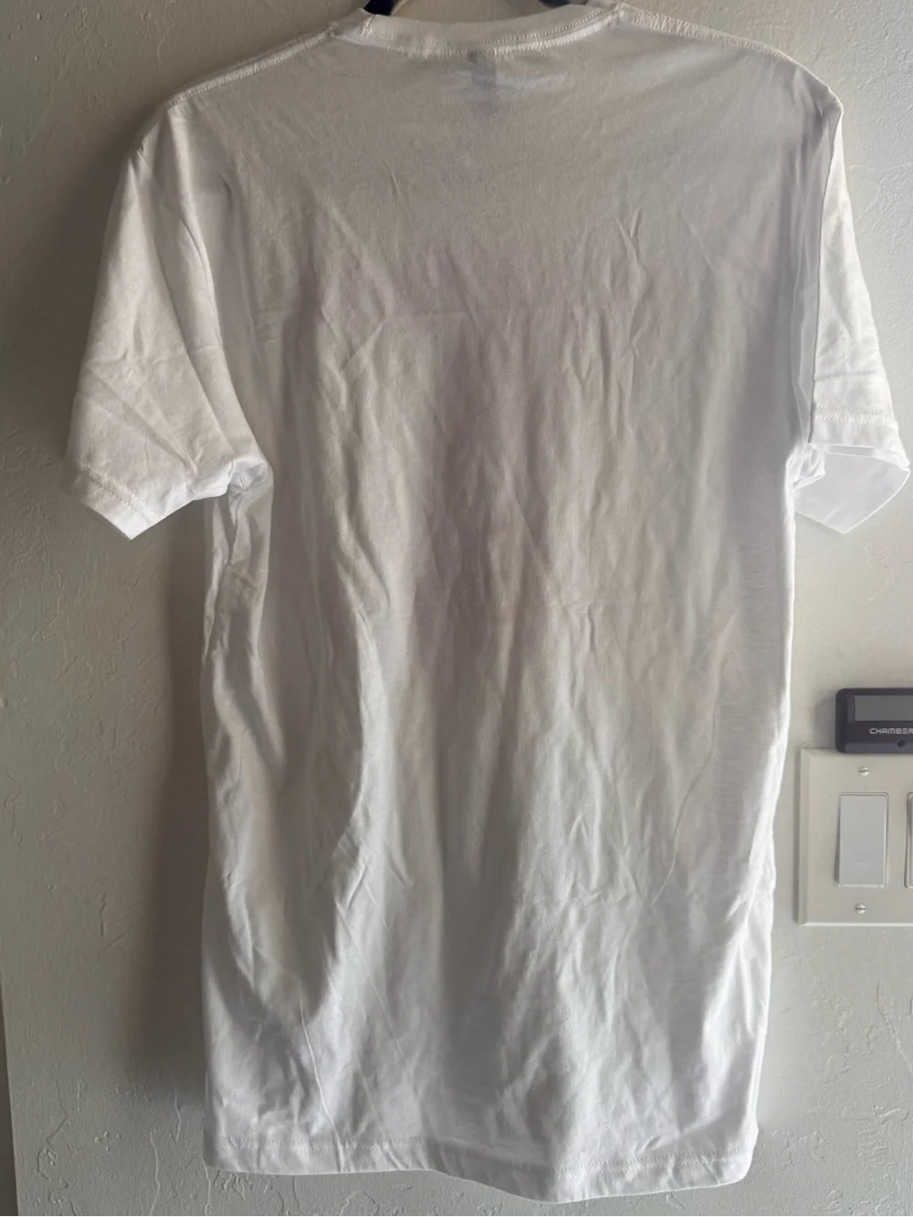 Next Level Apparel White T-Shirt with Red Holiday Kitchen Graphic
